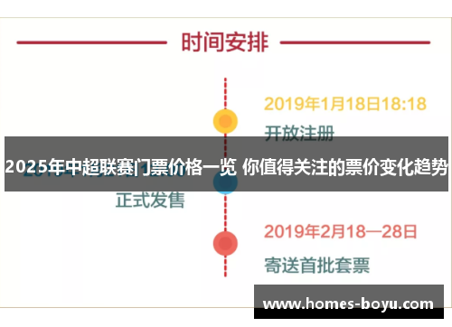 2025年中超联赛门票价格一览 你值得关注的票价变化趋势